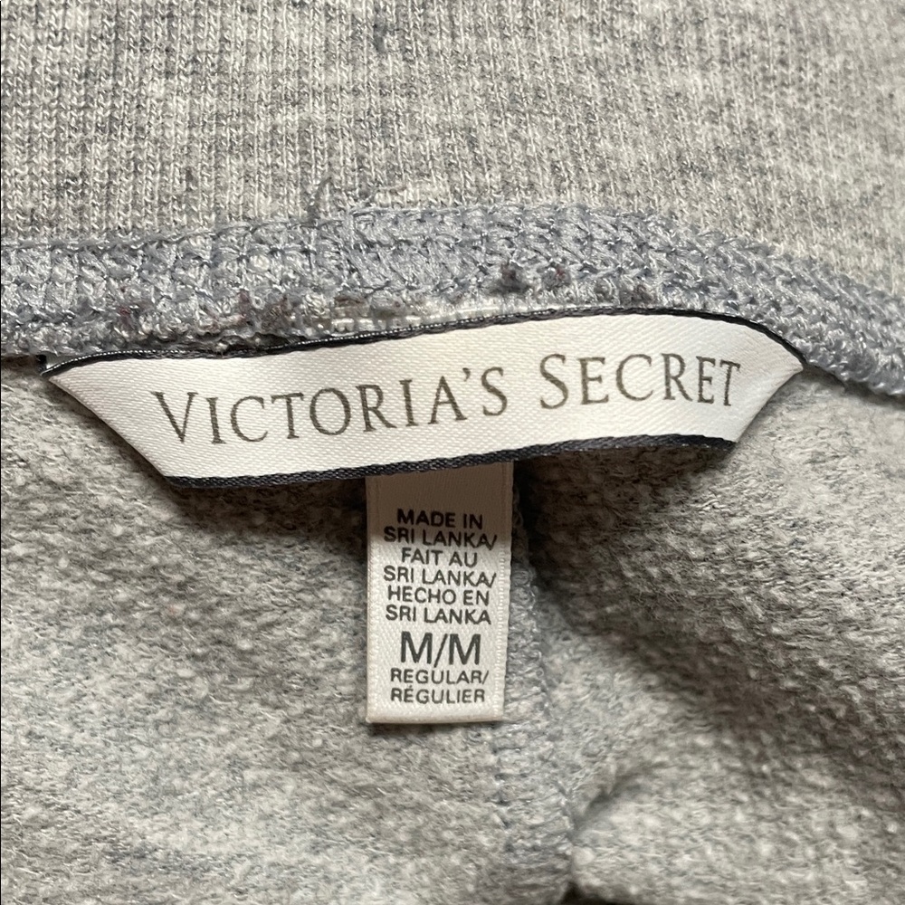 Victoria's Secret Heather Gray Flare Joggers with Sparkle Detail - Picture 5 of 7